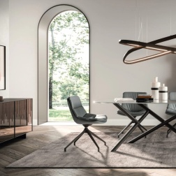 Sedia girevole Sveva Ozzio